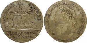 O5165 Jeton Napoleon Empereur cour an XIII Countermarked 5 ->Make offer