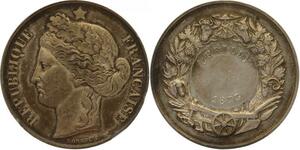 O5176 Medaille Cerilly 89320 Borrel 1873 Argent SPL -> Make offer