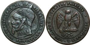 O5189 Medaille Vampire Francais 1851 1870 80000 Prisonniers Sedan ->M offre