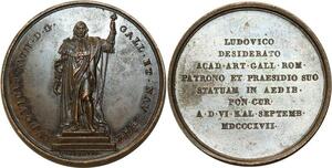 O5219 Rare Medaille Louis XVIII desboeves 1817 Baron Desnoyers SPL ->Make offer