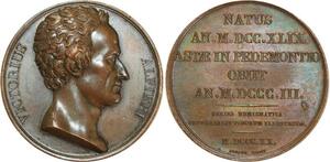 O5309 Rare Italy Medal Vittorio Alfieri 1749 1803 Cortemilia Desnoyers SPL