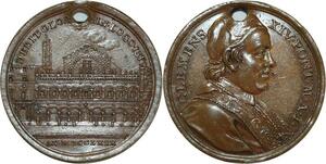 O5321 Rare Medal Clement XIV 1769-1774 Ganganelli Basilica dei SS Desnoyers