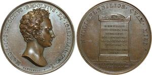 O5326 Scarce Medal Italy Giuseppe Stiozzi Ridolfi 1816 Santarelli Desnoyers SPL