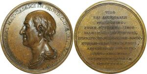 O5336 Scarce Medal Barthelemy Cassisi 1716 1795 Baron Desnoyers SUP