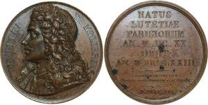 O5354 Rare Medaille Poquelin de Molière 1821 Baron Desnoyers SUP ->Make offer