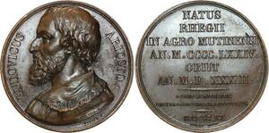 O5360 Rare Medaille Louis Ariosto Vivier 1820 Baron Desnoyers SPL ->Make offer