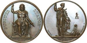 O5384 Medal Napoleon I Bonaparte Essling British 1809 Desnoyers PCGS SP63