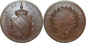 O5436 Rare Medal Belgique Nicolas Charles von Vincent gouverneur Desnoyers SPL