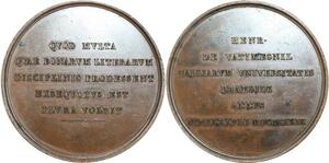 O5470 Rare Medaille Antoine Vatimesnil Cons. Etat Charles X Baron Desnoyers