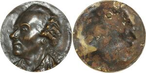 O5542 Unique Fonte Comte de Buffon 12CM Pedegree Baron Desnoyers SUP !!