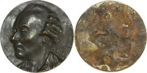 O5543 Unique Fonte Comte de Buffon 12CM Pedegree Baron Desnoyers SUP !!