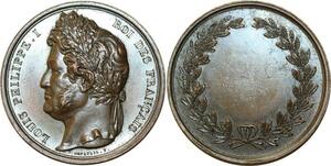 O5595 Medaille Louis-Philippe depaulis Baron Desnoyers SPL ->Make offer