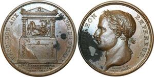 O5743 Rare Jeton Napoleon I General desaix Marengo deNon 1815 Desnoyers SUP