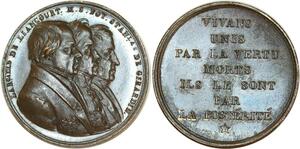 O5758 Jeton Revolution Liancourt Foy Girardin 1810 Baron Desnoyers SPL