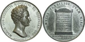 O5784 Scarce Medal Giuseppe Stiozzi Ridolfi fiorentino 1816 Bar. Desnoyers SPL