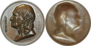 O5867 Rare Medaille Uniface Gohier Député Rogat 1831 Baron Desnoyers SPL