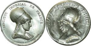 O5874 Rare Uniface Napoelon I Institut Imperial an II Baron Desnoyers SPL