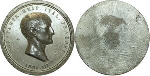 O5878 Unique Cliché Consulat attentat Napoléon I ManfRedini 1800 Desnoyers