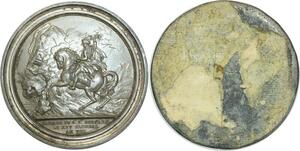 O5882 Unique uniface Napoleon Col St Bernard Marengo an 8 Andrieu Desnoyers SUP