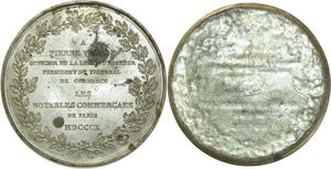 O5889 Rare Cliché Uniface Ier Empire Napoleon Pierre VigNon 1810 Droz Desnoyers