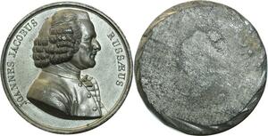 O5907 Rare Medaille joannes jacobus russaeus montagny Baron Desnoyers SPL