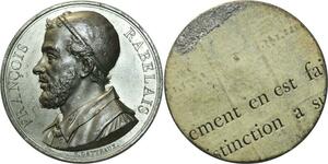 O5912 Rare Medaille François Rabelais Gatteaux Baron Desnoyers SUP ->Make offer