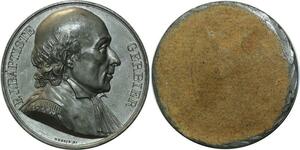 O5914 Rare Medaille Jean Baptiste Gerbier dubois Baron Desnoyers SPL