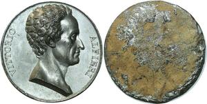 O5916 Rare Medaille Vittorio Alfieri Donadio Baron Desnoyers SPL ->Make offer