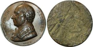 O5917 Rare Medaille Salomon Guessner Vivier Baron Desnoyers SUP ->Make offer