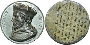 O5918 Rare Medaille Jacques Amyot depaulis Baron Desnoyers SPL ->Make offer