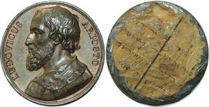 O5931 Rare Medaille Uniface Ludovicus Ariosto Baron Desnoyers SPL ->Make offer