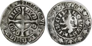 Q0153 Conté Flandres Gros au Lion Louis II de Male 1346-1384 Gand