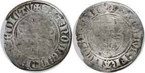 Q0156 France Blanc Guénar Charles VI 1380-1422 Maçon 11eme point
