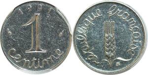 Q0427 Rare 1 Centime Epi 1991 Frappe Monnaie PCGS MS64 -&gt; Faire offre