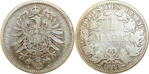 Q0550 Germany Berlin 1 Mark 1883 A Silver > Make Offer