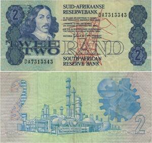 Q1060 Banknote South Africa 2 Rand Jan van Riebeeck 1978 - 1990