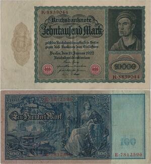 Q1379 Banknote Germany 10000 Marks 1910 -> Make offer