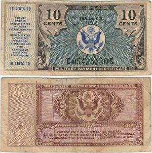 Q1508 Banknote USA 10 Cents Military Payment 1948 -> Make offer