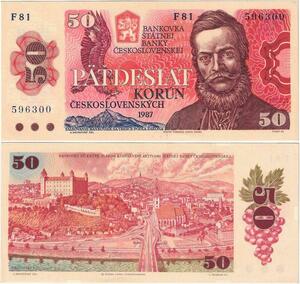 Q2051 Banknote Czechoslovakia 50 Korun 1987 UNC - Offer