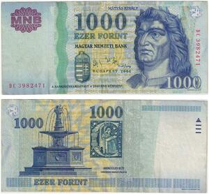 Q2691 Banknote Hungary 1000 Forint Matthias Corvinus 2006 -- Make Offer