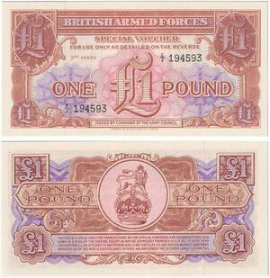 Q3542 Banknote United Kingdom British Army Forces Pound 1956 UNC - Offer