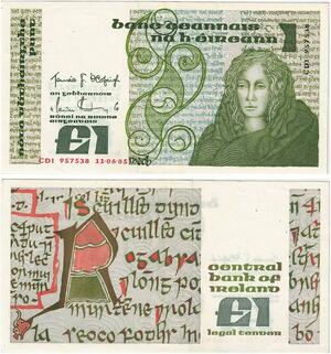 Q3553 Banknote Ireland 1 Pound Maeve 1985 - Make Offer