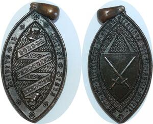 Q6005 Rare Medal Great Britain Churchs Helpers Jesus Christ London AU