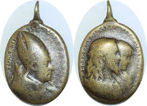 Q6012 Rare Medal Vatican Thomas von Villanova Salvator Mundi Christ 