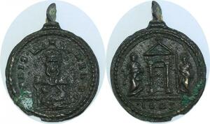 Q6014 Rare Medal Vatican Papal States Mater Mere Urbain VIII 1625   