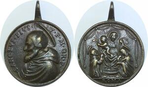 Q6021 Rare Medal Vatican Papal States Sanctvs Pivs V Roma 1504 1572