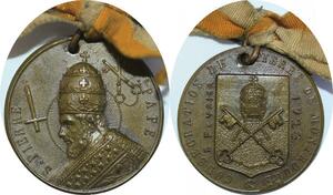 Q6042 Rare Médaille St Pierre Montrouge Pape Vatican Consegration 1223 SUP