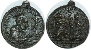 Q6055 Rare Medal Vatican Papal Saints St Charles XVIIth -> Make offer