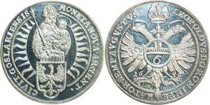R0248 Austria Habsburg Lothringen 6 Kreuzer Madonna 1659 Silver 999% Proof