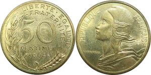 R0328 France 50 Centimes Marianne Lagriffoul 1964 Sortie Coffret FDC -Offer